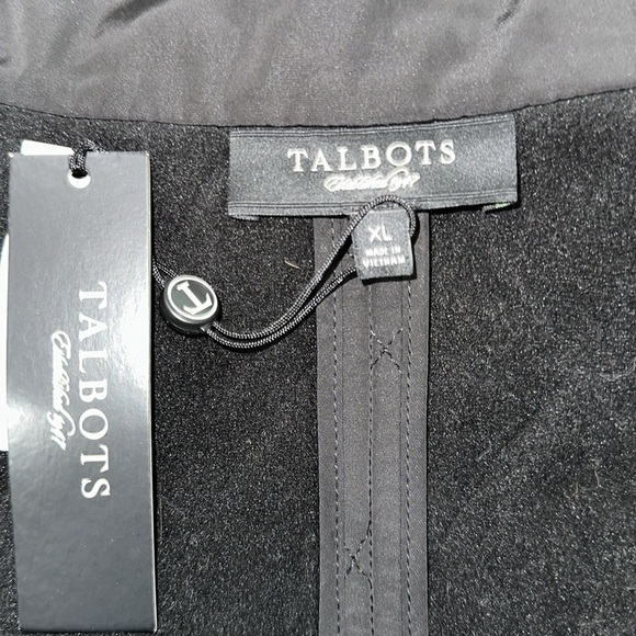 TALBOTS Black puffer vest size XLarge new with tags - Picture 7 of 8